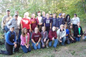 The hard working Menomonie Middle Schoolers!