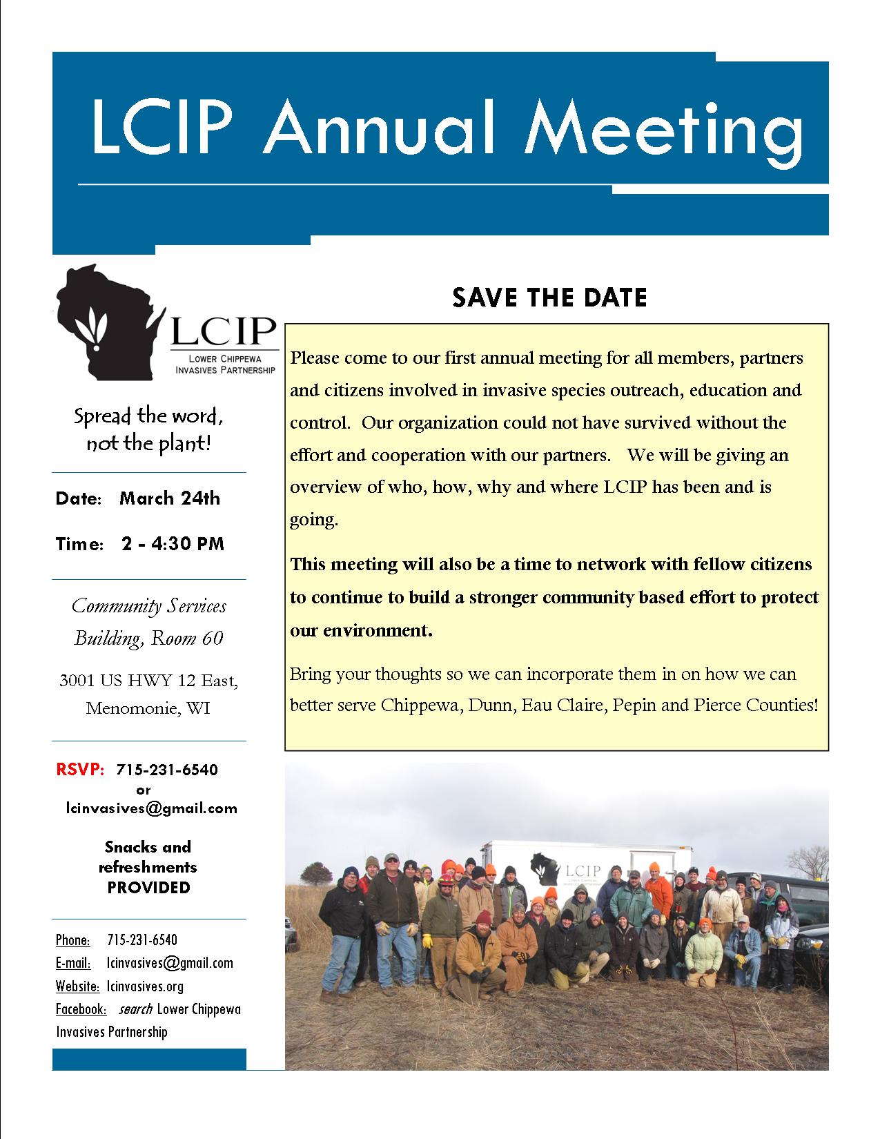 2016 Annual Meeting Flyer